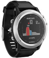 Garmin FENIX 3 HR Silver с черным ремешком 010-01338-77 в Екатеринбурге в Екатеринбурге