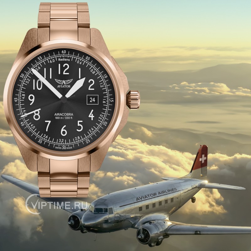 Часы Часы Aviator AIRACOBRA 43 TYPE A V.1.38.2.322.5 в Екатеринбурге в Екатеринбурге